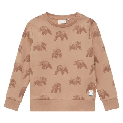 блуза,детски,блузи,tom,tailor,1033842,sweatshirt,brown,(bear,allover,print)