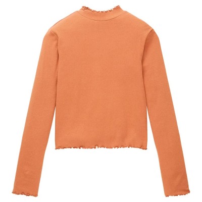 тениска,детски,тениски,tom,tailor,cropped,long,sleeve,t,shirt,orange,(light,amber,brown)