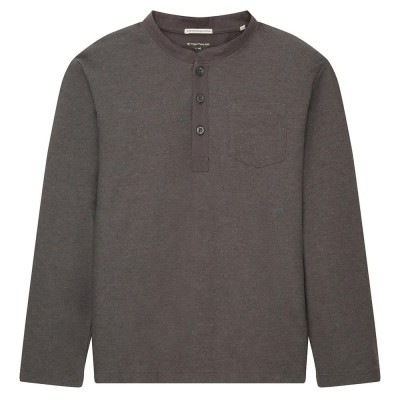 тениска,детски,тениски,tom,tailor,regular,henley,long,sleeve,t,shirt,grey,(dark,grey,melange)
