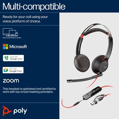 слушалки,слушалки,poly,8x231a6,earphones,black