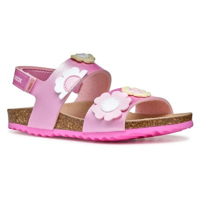 сандали,детски,сандали,и,чехли,geox,adriel,sandals,dark,pink,light,yellow,(pink)