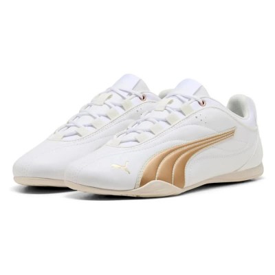 маратонки,дамски,маратонки,puma,catch,soleil,daynight,trainers,puma,white,puma,gold,vapor,grey,(white)