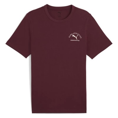 тениска,мъжки,тениски,puma,class,graphic,short,sleeve,t,shirt,ruby,shimmer,(red)