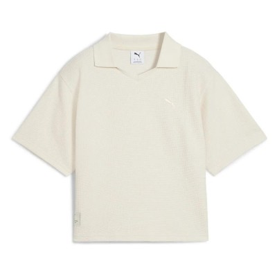 дамски,блузи,с,яка,puma,class,pinnacle,relaxed,fit,short,sleeve,polo,alpine,snow,(beige)