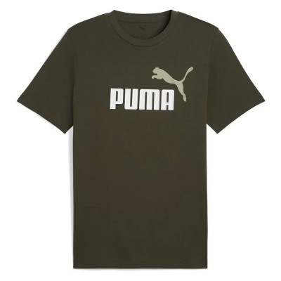 тениска,мъжки,тениски,puma,ess,2,color,no,1,short,sleeve,t,shirt,dark,olive,(green)