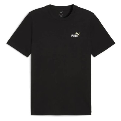 тениска,мъжки,тениски,puma,ess,2,color,small,nº1,logo,short,sleeve,t,shirt,puma,black,green,moon,(black)