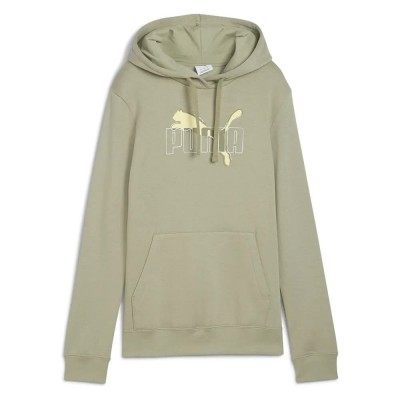 суичър,дамски,блузи,puma,ess,logo,lab,hoodie,lux,army,(green)