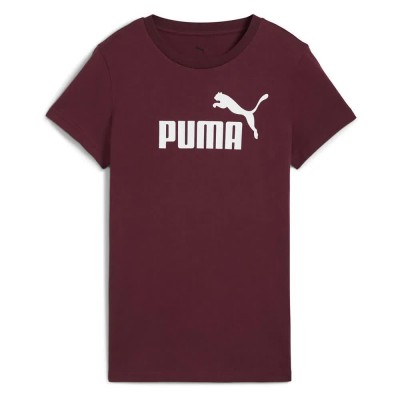 тениска,дамски,тениски,puma,ess,n1,logo,short,sleeve,t,shirt,ruby,shimmer,(purple)