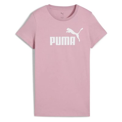 тениска,дамски,тениски,puma,ess,n1,logo,short,sleeve,t,shirt,poised,pink,(pink)