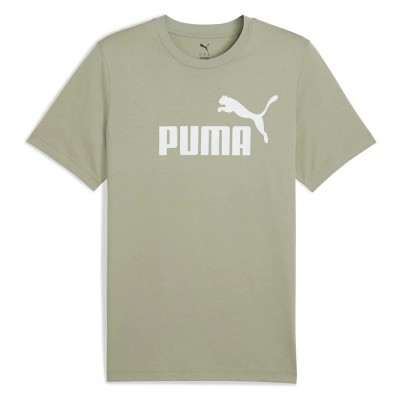тениска,мъжки,тениски,puma,ess,no,1,logo,short,sleeve,t,shirt,green,(lux,army)