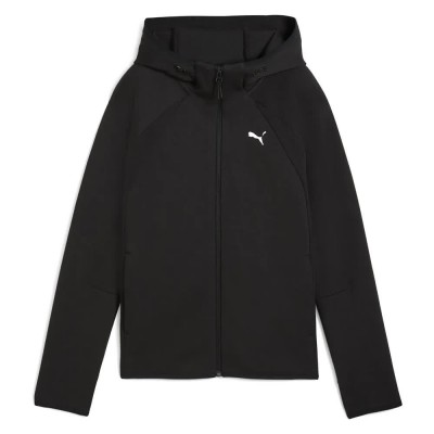 блуза,дамски,блузи,puma,evostripe,full,zip,sweatshirt,puma,black,(black)