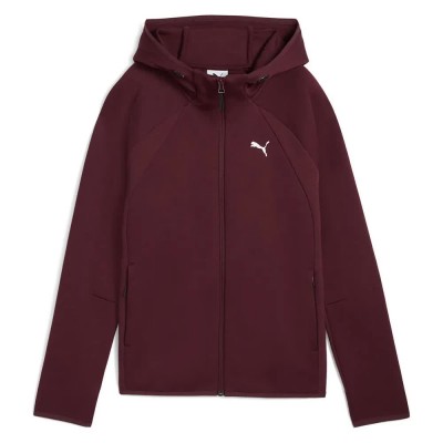 блуза,дамски,блузи,puma,evostripe,full,zip,sweatshirt,ruby,shimmer,(purple)
