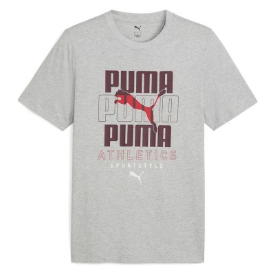 тениска,мъжки,тениски,puma,graphic,stacked,graphic,short,sleeve,t,shirt,light,grey,heather,(grey)