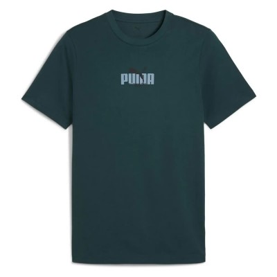 тениска,мъжки,тениски,puma,graphic,wording,short,sleeve,t,shirt,green,terrain,(green)