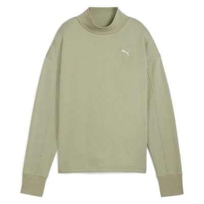 блуза,дамски,блузи,puma,her,relaxed,fit,sweatshirt,lux,army,(green)