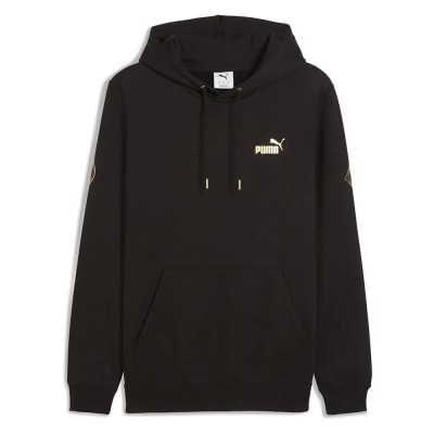 суичър,мъжки,пуловери,puma,maximal,metallic,relaxed,fit,hoodie,puma,black