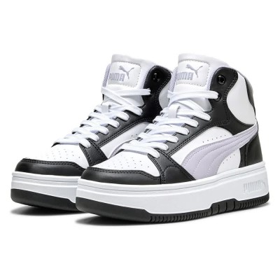 маратонки,дамски,маратонки,puma,rebound,mid,trainers,puma,black,lilac,crush,puma,white,(white)