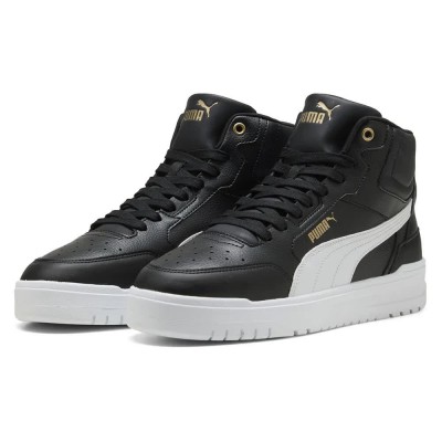 маратонки,мъжки,маратонки,дамски,маратонки,puma,shuffle,downtown,mid,trainers,black,(puma,black,puma,white,puma,gold)