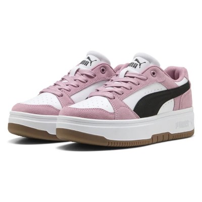 маратонки,дамски,маратонки,puma,rebound,low,sd,trainers,puma,white,puma,black,poised,pink,(pink)