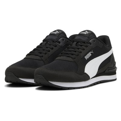 маратонки,мъжки,маратонки,puma,st,runner,v4,trainers,puma,black,puma,white,puma,silver,(black)