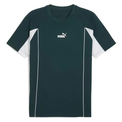 тениска,мъжки,тениски,puma,sport,short,sleeve,t,shirt,green,terrain,(green)