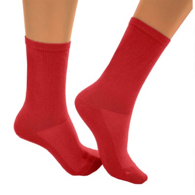 чорапи,дамски,чорапи,bmymoon,comfort,socks,2,pairs,grid,(red)