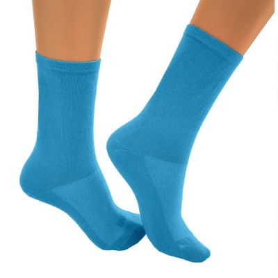 чорапи,дамски,чорапи,bmymoon,comfort,socks,2,pairs,turquoise,(blue)