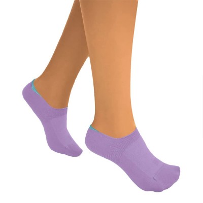 чорапи,дамски,чорапи,bmymoon,piqui,lady,socks,2,pairs,lilac,(purple)