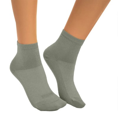 чорапи,дамски,чорапи,bmymoon,trendy,short,socks,2,pairs,grey,(flock)