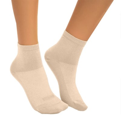 чорапи,дамски,чорапи,bmymoon,trendy,short,socks,2,pairs,natural,(beige)