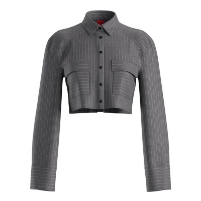 дамски,блузи,дамски,ризи,hugo,evarista,blouse,grey,(open,miscellaneous)