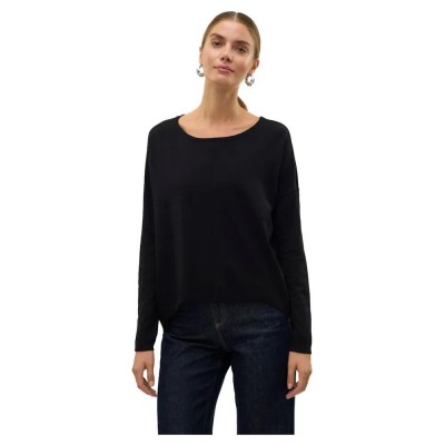 блуза,дамски,пуловери,дамски,плетени,дрехи,vero,moda,breeze,aura,sweater,black