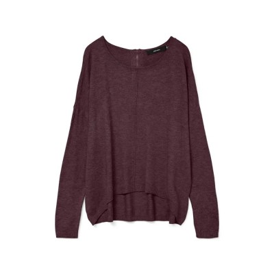 блуза,дамски,пуловери,дамски,плетени,дрехи,vero,moda,breeze,aura,sweater,winetasting,(purple)