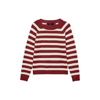блуза,дамски,пуловери,дамски,плетени,дрехи,vero,moda,doffy,sweater,red,(syrah,birch)