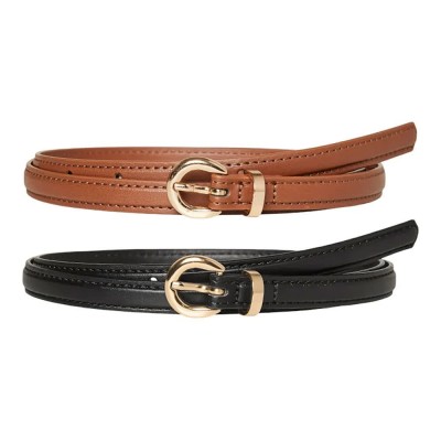 колан,колани,vero,moda,katja,belt,2,units,black,cognac,(brown,black)