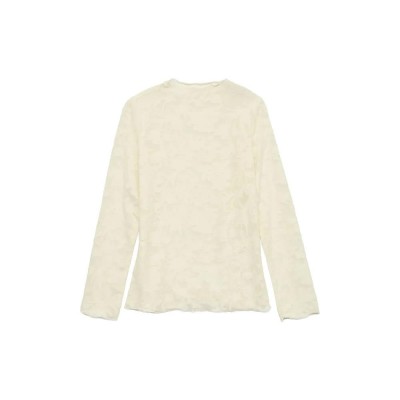 тениска,дамски,тениски,vero,moda,layla,long,sleeve,t,shirt,beige,(snow,white)