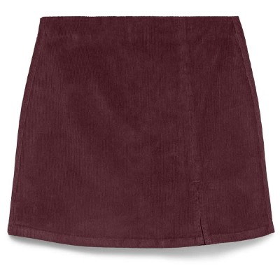 пола,дамски,поли,и,рокли,vero,moda,lula,nelly,cord,skirt,winetasting,(red)