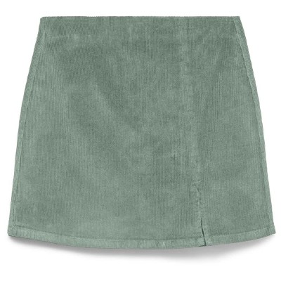 пола,дамски,поли,и,рокли,vero,moda,lula,nelly,cord,skirt,lily,pad,(green)