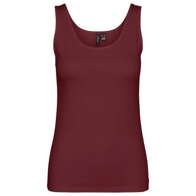 тениска,дамски,тениски,vero,moda,lulu,uu,sleeveless,t,shirt,tawny,port,(red)