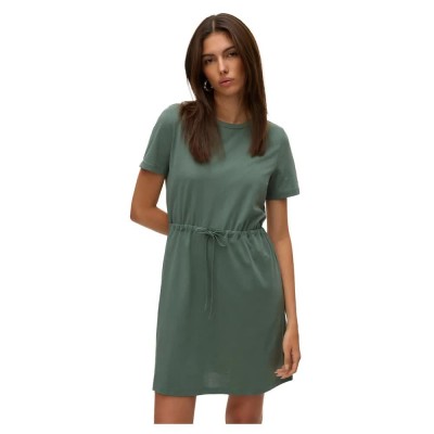 рокля,дамски,поли,и,рокли,vero,moda,luna,short,sleeve,short,dress,green,(laurel,wreath)
