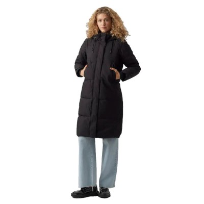 палто,дамски,якета,и,палта,vero,moda,margaret,long,coat,black,(black)