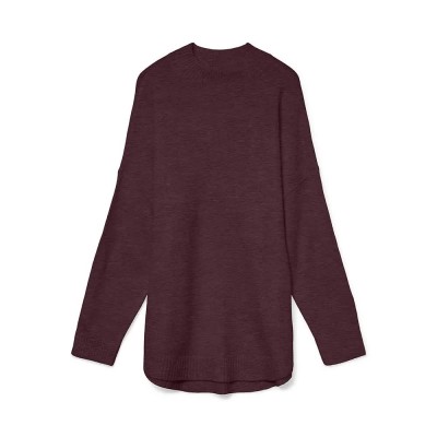 блуза,дамски,пуловери,дамски,плетени,дрехи,vero,moda,plaza,high,neck,sweater,winetasting,melange
