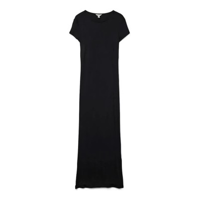 рокля,дамски,поли,и,рокли,vero,moda,saanvi,short,sleeve,dress,black,(black)