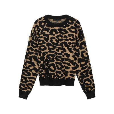 блуза,дамски,пуловери,дамски,плетени,дрехи,vero,moda,siljeanimal,sweater,tigers,eye,w,black,leo,pattern