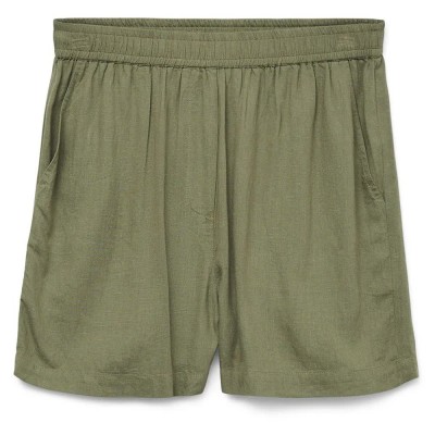 къси,панталони,дамски,панталони,vero,moda,thea,shorts,green,(deep,lichen,green)