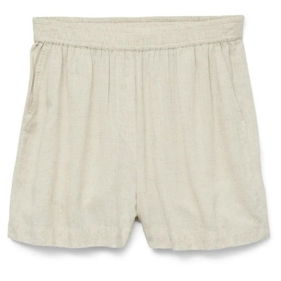 къси,панталони,дамски,панталони,vero,moda,thea,shorts,moonbeam,melange,(beige)