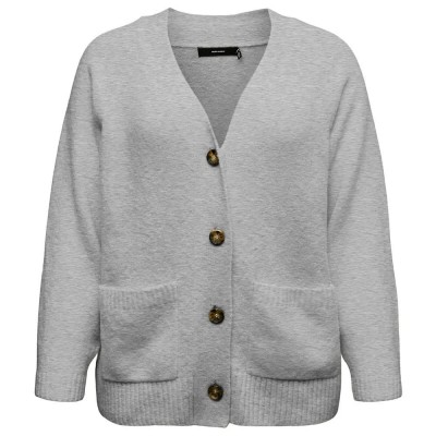 блуза,дамски,пуловери,дамски,плетени,дрехи,vero,moda,curve,boom,v,neck,sweater,light,grey,melange,(grey)