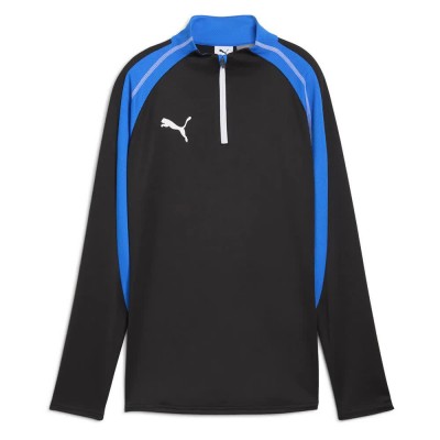 блуза,дамски,блузи,puma,individualblaze,half,zip,sweatshirt,puma,black,puma,white,racing,blue,(black)