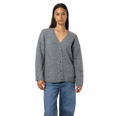 жилетка,дамски,пуловери,дамски,плетени,дрехи,noisy,may,dolly,cardigan,grey,(medium,grey,melange)