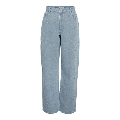 дънки,дамски,панталони,noisy,may,jannel,loose,fit,fo088lb,high,waist,jeans,light,blue,denim,(blue)